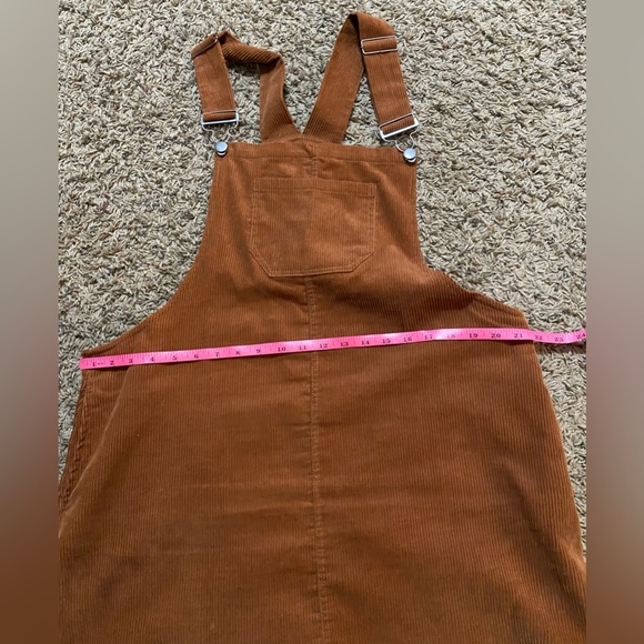 Rue21 Women’s Corduroy Overall Dress Size XL in Brown - Picture 8 of 12